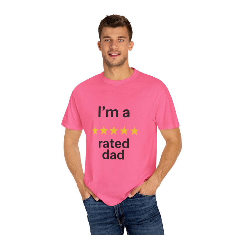 Dad Humor T-Shirt - I'm a Rated Dad Tee for Father's Day, Birthday Gift, Casual Wear, Unisex Apparel, Dad Jokes