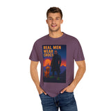 Real Men Wear Crocs T-Shirt, Unisex Casual Tee for Men, Perfect Gift for Dads, Birthdays, and Casual Outings