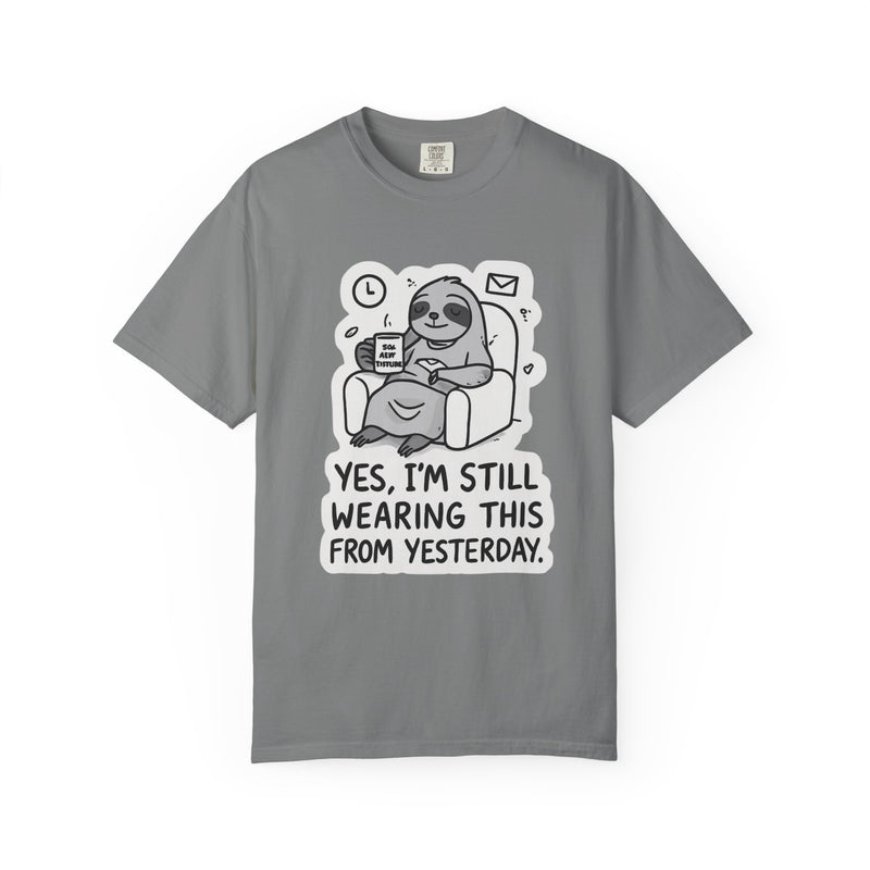 Comfy Sloth T-Shirt - Funny Graphic Tee, Unisex Apparel for Relaxation, Perfect for Lazy Days, Gift for College Students, Outfit Repeater