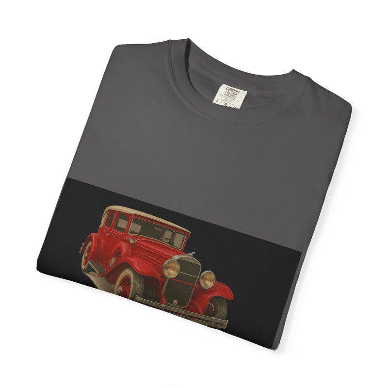 1929 Caddilac T-Shirt, Car Enthusiast Tee, 1929 Cadillac Shirt, Gift for Him, Classic Auto Fashion, Unisex Garment-Dyed Top