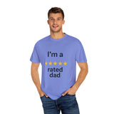 Dad Humor T-Shirt - I'm a Rated Dad Tee for Father's Day, Birthday Gift, Casual Wear, Unisex Apparel, Dad Jokes