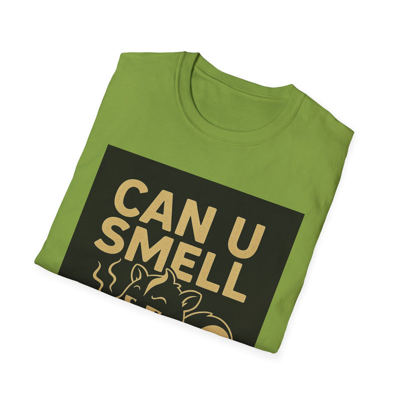 Funny Unisex T-Shirt - Can U Smell That? Cute Animal Graphic Tee for Casual Wear, Gifts, Birthdays, Humor