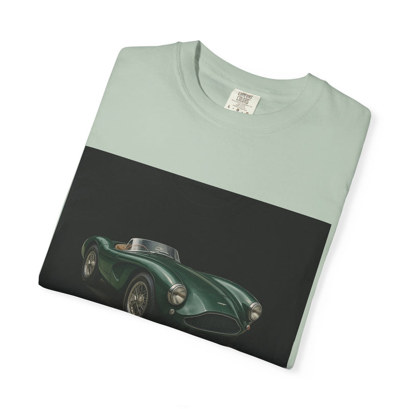 Aston Martin DB3S Unisex Garment-Dyed T-shirt, Car Enthusiast Tee, Vintage Auto Apparel, Perfect Gift for Him, Birthday or Christmas