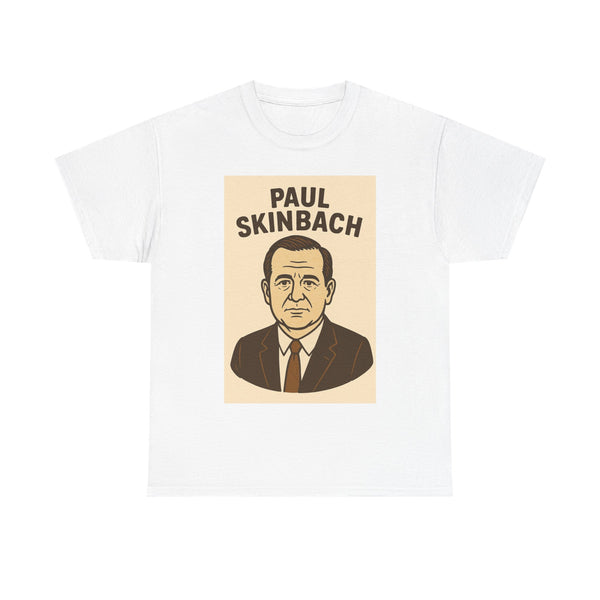 Retro Graphic Tee - Paul Skinbach, Vintage Style Shirt, Casual Wear, Gift for Him, Unisex Cotton T-Shirt