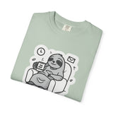 Comfy Sloth T-Shirt - Funny Graphic Tee, Unisex Apparel for Relaxation, Perfect for Lazy Days, Gift for College Students, Outfit Repeater