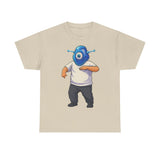 Whimsical Alien Graphic Tee for Casual Wear, Unisex Cotton T-Shirt, Fun Gift for Sci-Fi Lovers, Unique Everyday Wear, Cool Graphic Design