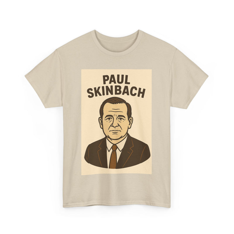 Retro Graphic Tee - Paul Skinbach, Vintage Style Shirt, Casual Wear, Gift for Him, Unisex Cotton T-Shirt