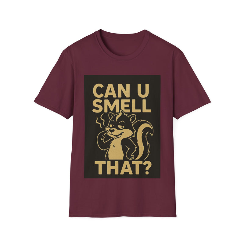 Funny Unisex T-Shirt - Can U Smell That? Cute Animal Graphic Tee for Casual Wear, Gifts, Birthdays, Humor