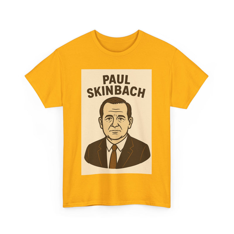 Retro Graphic Tee - Paul Skinbach, Vintage Style Shirt, Casual Wear, Gift for Him, Unisex Cotton T-Shirt