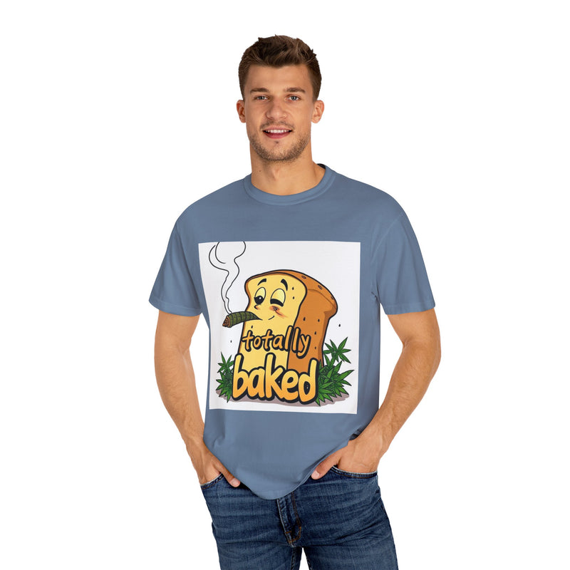 Totally Baked Unisex T-Shirt - Fun, Casual Wear for Stoners, Gift for Friends, High-Quality Cotton Tee, Perfect for 420 Celebrations