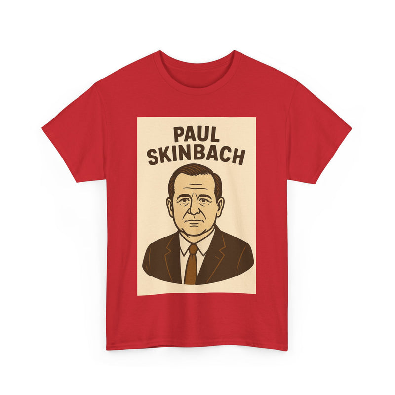 Retro Graphic Tee - Paul Skinbach, Vintage Style Shirt, Casual Wear, Gift for Him, Unisex Cotton T-Shirt