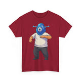 Whimsical Alien Graphic Tee for Casual Wear, Unisex Cotton T-Shirt, Fun Gift for Sci-Fi Lovers, Unique Everyday Wear, Cool Graphic Design