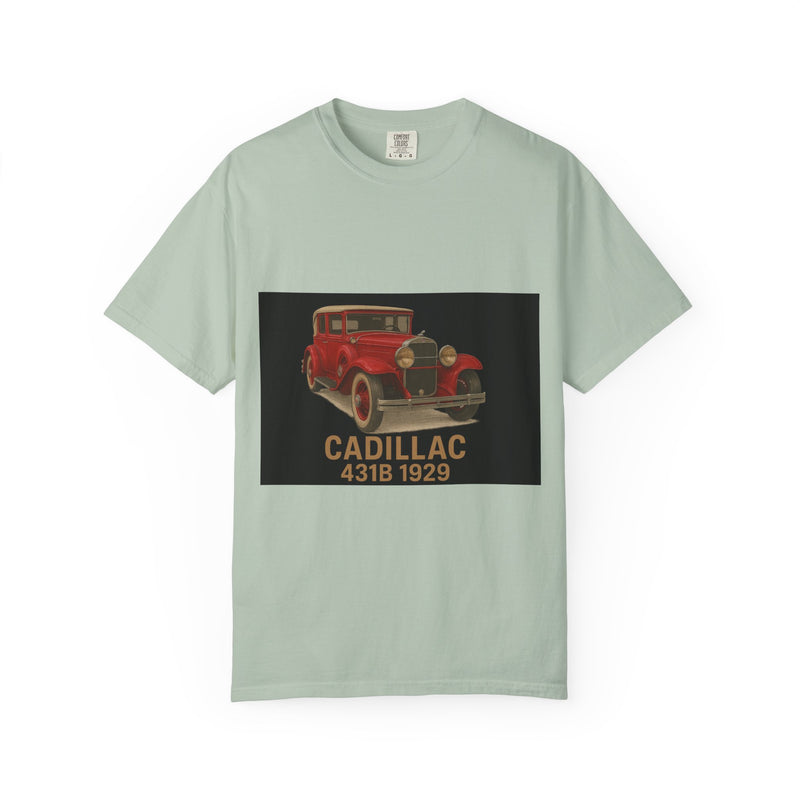 1929 Caddilac T-Shirt, Car Enthusiast Tee, 1929 Cadillac Shirt, Gift for Him, Classic Auto Fashion, Unisex Garment-Dyed Top