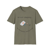 Funny Battery Saving Mode T-Shirt, Unisex Humor Tee, Gift for Friends, Sleepy Shirt, Casual Wear, Unique Graphic Tee