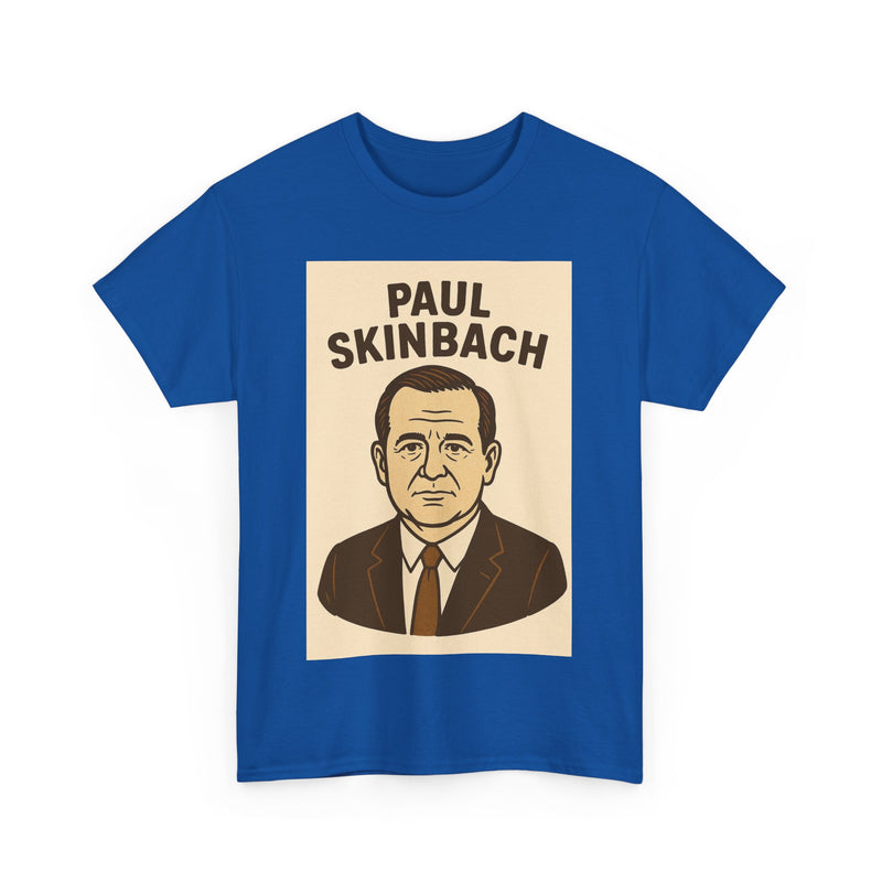 Retro Graphic Tee - Paul Skinbach, Vintage Style Shirt, Casual Wear, Gift for Him, Unisex Cotton T-Shirt