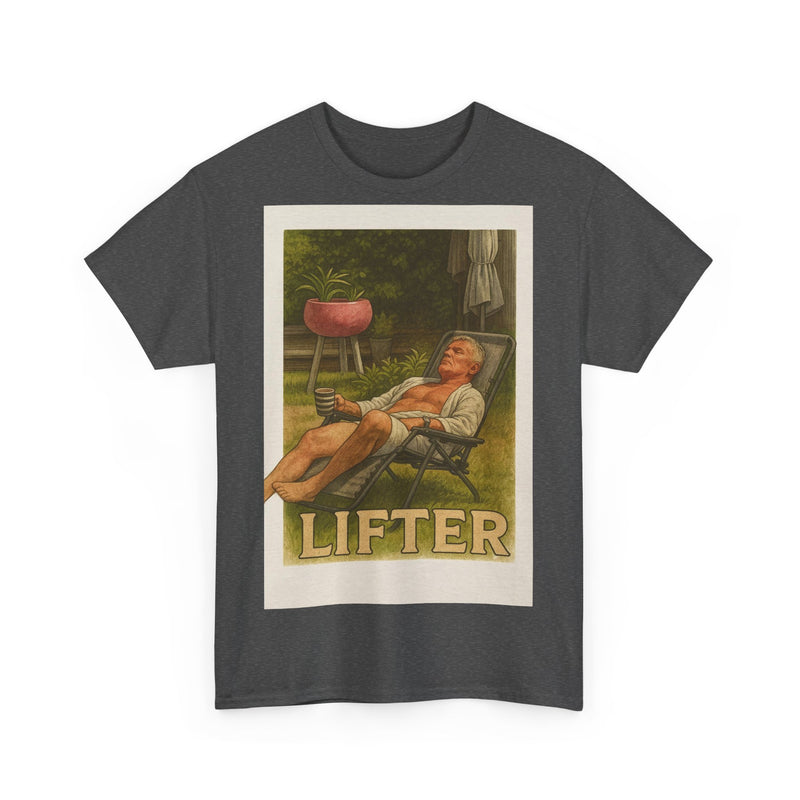 Relaxed Lifter Cotton Tee, Vintage Workout Tee, Unisex Gym Shirt, Casual Fitness Apparel, Gift for Fitness Enthusiasts