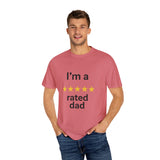 Dad Humor T-Shirt - I'm a Rated Dad Tee for Father's Day, Birthday Gift, Casual Wear, Unisex Apparel, Dad Jokes