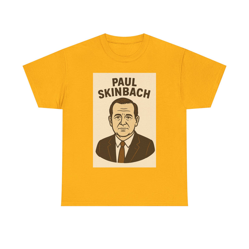 Retro Graphic Tee - Paul Skinbach, Vintage Style Shirt, Casual Wear, Gift for Him, Unisex Cotton T-Shirt