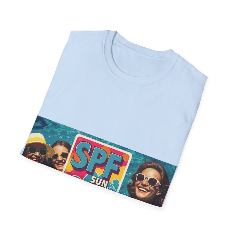 Summer Fun T-Shirt - SPF Pool Party Tee, Beachwear, Vacation Shirt, Gift for Pool Lovers, Unisex Apparel