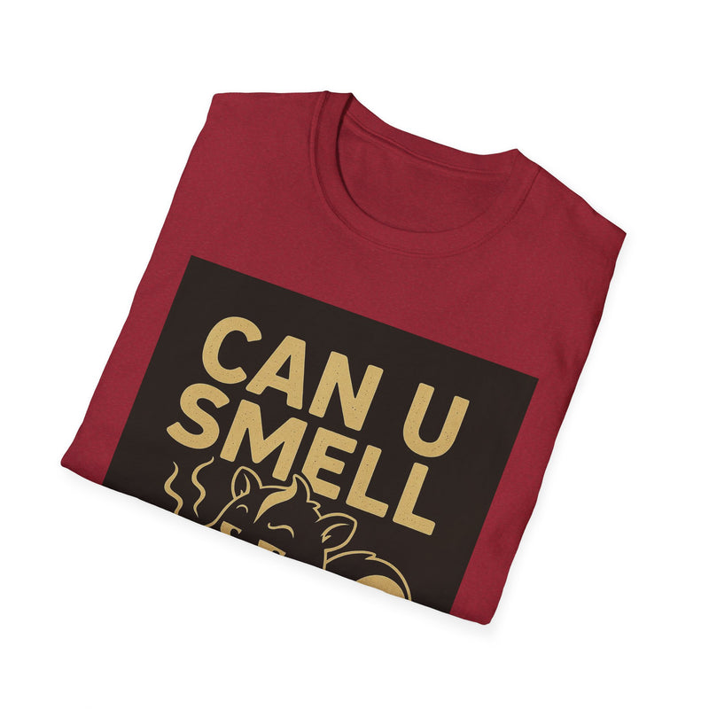 Funny Unisex T-Shirt - Can U Smell That? Cute Animal Graphic Tee for Casual Wear, Gifts, Birthdays, Humor