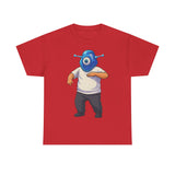Whimsical Alien Graphic Tee for Casual Wear, Unisex Cotton T-Shirt, Fun Gift for Sci-Fi Lovers, Unique Everyday Wear, Cool Graphic Design