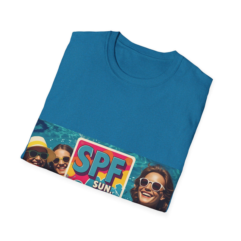 Summer Fun T-Shirt - SPF Pool Party Tee, Beachwear, Vacation Shirt, Gift for Pool Lovers, Unisex Apparel