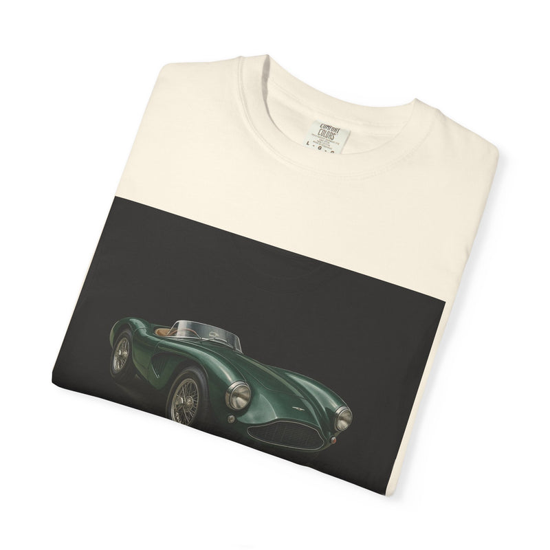 Aston Martin DB3S Unisex Garment-Dyed T-shirt, Car Enthusiast Tee, Vintage Auto Apparel, Perfect Gift for Him, Birthday or Christmas