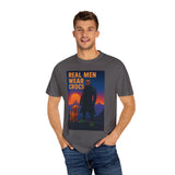 Real Men Wear Crocs T-Shirt, Unisex Casual Tee for Men, Perfect Gift for Dads, Birthdays, and Casual Outings