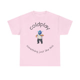 Coldplay Inspired Unisex Heavy Cotton Tee - Music Tee, Band T-Shirt, Concert Outfit, Music Lover Gift, Casual Wear
