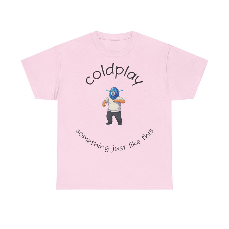 Coldplay Inspired Unisex Heavy Cotton Tee - Music Tee, Band T-Shirt, Concert Outfit, Music Lover Gift, Casual Wear