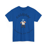 Coldplay Inspired Unisex Heavy Cotton Tee - Music Tee, Band T-Shirt, Concert Outfit, Music Lover Gift, Casual Wear