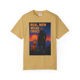 Real Men Wear Crocs T-Shirt, Unisex Casual Tee for Men, Perfect Gift for Dads, Birthdays, and Casual Outings