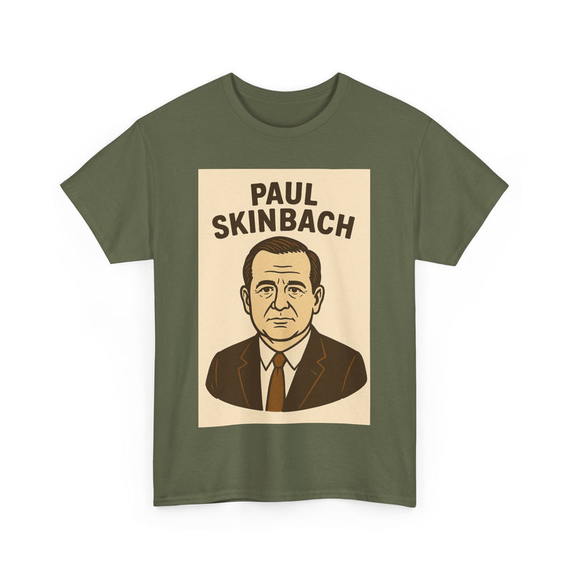 Retro Graphic Tee - Paul Skinbach, Vintage Style Shirt, Casual Wear, Gift for Him, Unisex Cotton T-Shirt