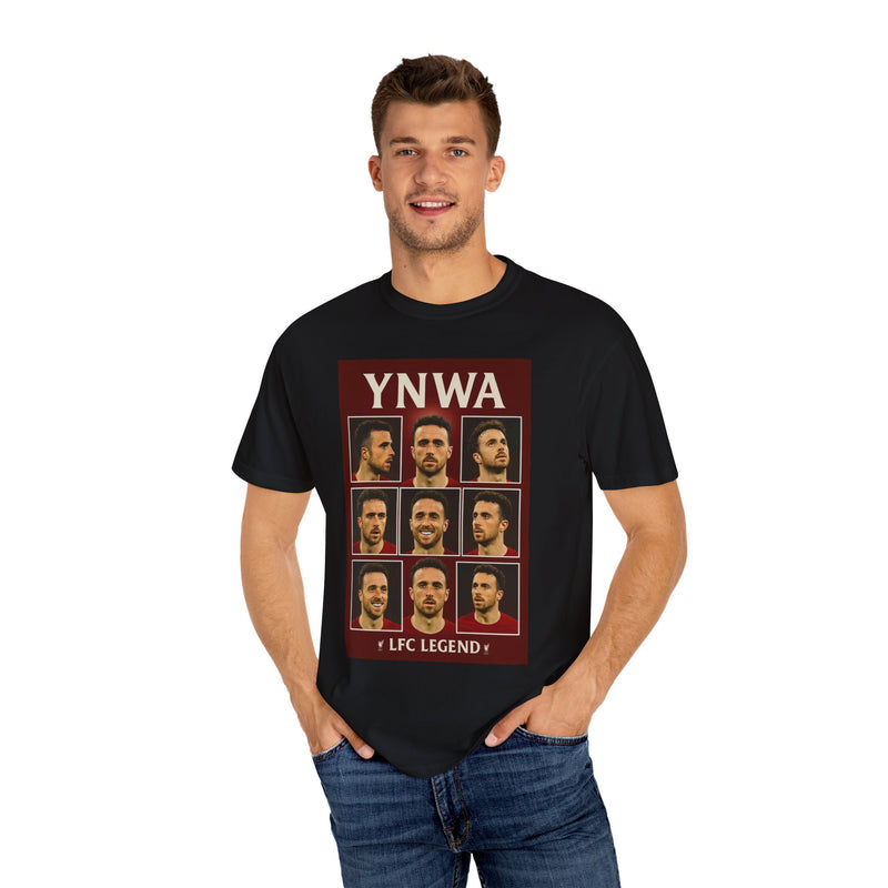 YNWA LFC diogo jota Legend Unisex T-shirt, Garment-Dyed Casual Tee for Fans, Perfect Gift for Soccer Lovers, Sports Apparel, Match Day Wear, Team [...]