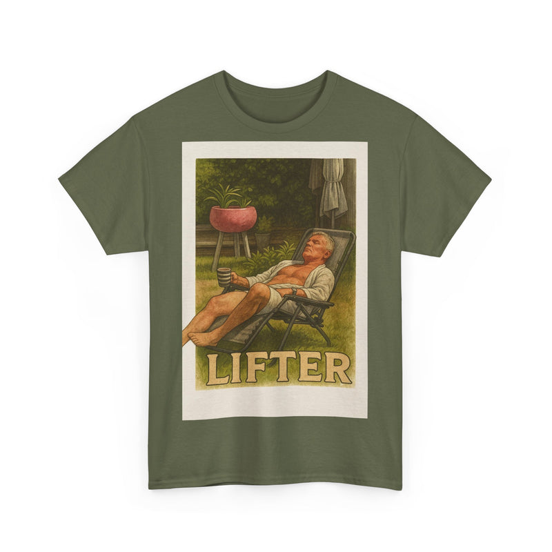 Relaxed Lifter Cotton Tee, Vintage Workout Tee, Unisex Gym Shirt, Casual Fitness Apparel, Gift for Fitness Enthusiasts