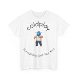 Coldplay Inspired Unisex Heavy Cotton Tee - Music Tee, Band T-Shirt, Concert Outfit, Music Lover Gift, Casual Wear