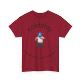 Coldplay Inspired Unisex Heavy Cotton Tee - Music Tee, Band T-Shirt, Concert Outfit, Music Lover Gift, Casual Wear