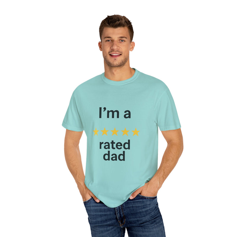 Dad Humor T-Shirt - I'm a Rated Dad Tee for Father's Day, Birthday Gift, Casual Wear, Unisex Apparel, Dad Jokes