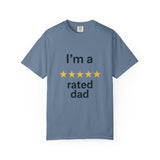 Dad Humor T-Shirt - I'm a Rated Dad Tee for Father's Day, Birthday Gift, Casual Wear, Unisex Apparel, Dad Jokes