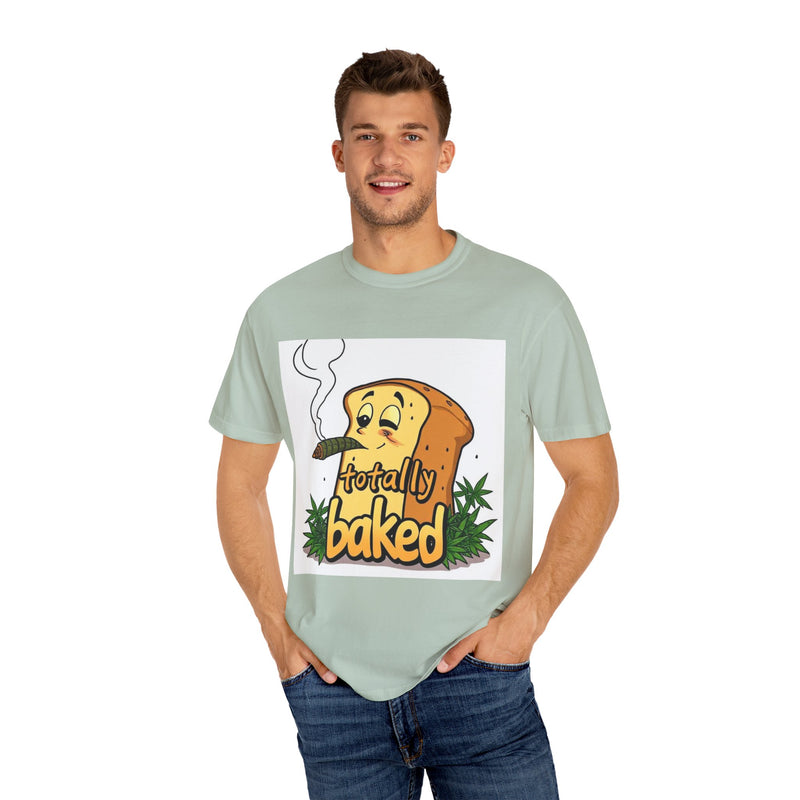 Totally Baked Unisex T-Shirt - Fun, Casual Wear for Stoners, Gift for Friends, High-Quality Cotton Tee, Perfect for 420 Celebrations