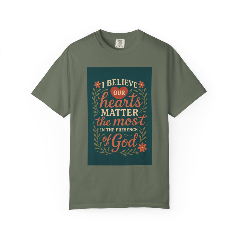 Inspirational god Unisex T-Shirt – Faith, Heartfelt Message, Eco-Friendly, Gift for Religious Occasions, Spiritual Wear, Casual Comfort