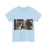 Unisex Heavy Cotton Tee - Playful Nostalgia Shirt, Casual Wear, Gift for Friends, Movie Night, Unique Graphic Tee