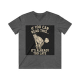 Men's V-Neck Humor Tee - Funny Gift for Men, Comfy Casual Wear, Perfect for Birthdays, Celebrations, Gag Gifts, Everyday Use