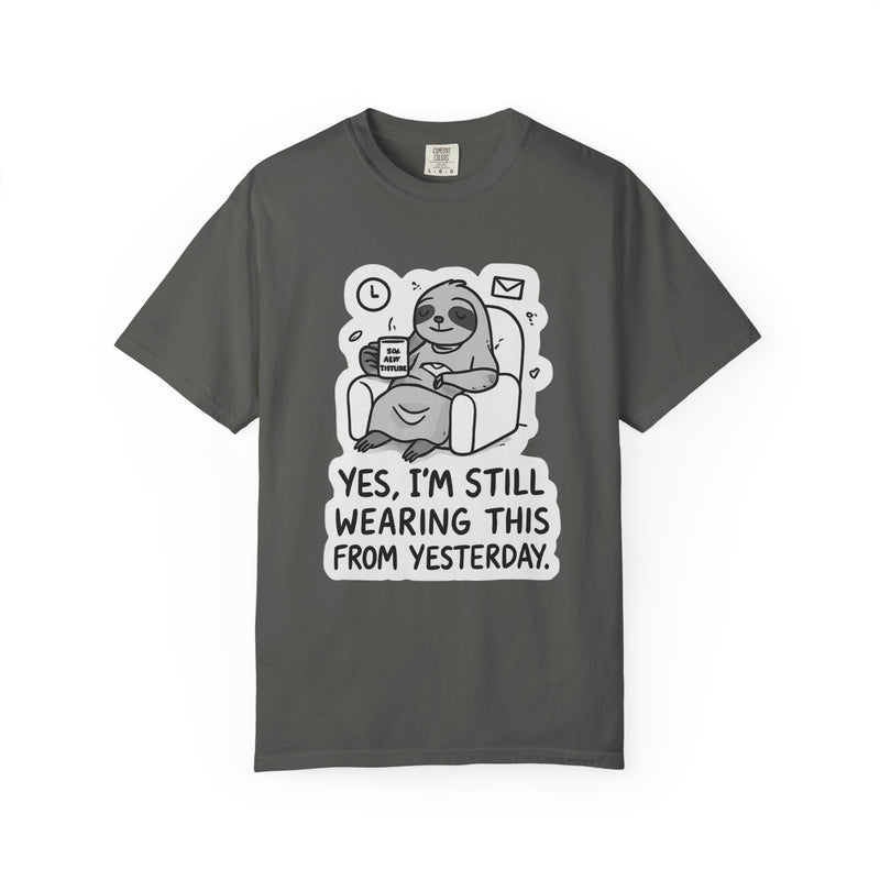 Comfy Sloth T-Shirt - Funny Graphic Tee, Unisex Apparel for Relaxation, Perfect for Lazy Days, Gift for College Students, Outfit Repeater