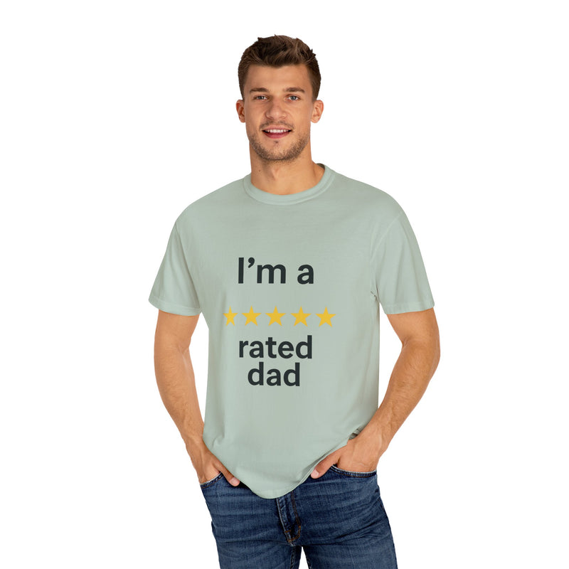 Dad Humor T-Shirt - I'm a Rated Dad Tee for Father's Day, Birthday Gift, Casual Wear, Unisex Apparel, Dad Jokes