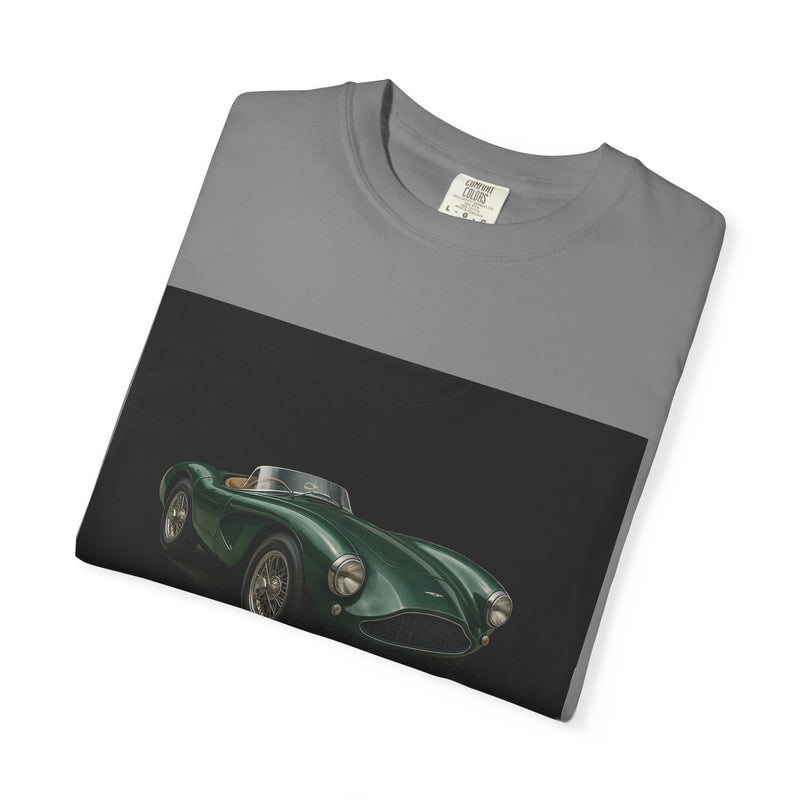 Aston Martin DB3S Unisex Garment-Dyed T-shirt, Car Enthusiast Tee, Vintage Auto Apparel, Perfect Gift for Him, Birthday or Christmas