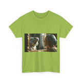 Unisex Heavy Cotton Tee - Playful Nostalgia Shirt, Casual Wear, Gift for Friends, Movie Night, Unique Graphic Tee