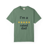 Dad Humor T-Shirt - I'm a Rated Dad Tee for Father's Day, Birthday Gift, Casual Wear, Unisex Apparel, Dad Jokes