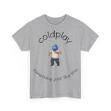 Coldplay Inspired Unisex Heavy Cotton Tee - Music Tee, Band T-Shirt, Concert Outfit, Music Lover Gift, Casual Wear