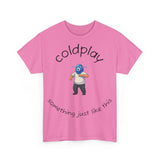Coldplay Inspired Unisex Heavy Cotton Tee - Music Tee, Band T-Shirt, Concert Outfit, Music Lover Gift, Casual Wear